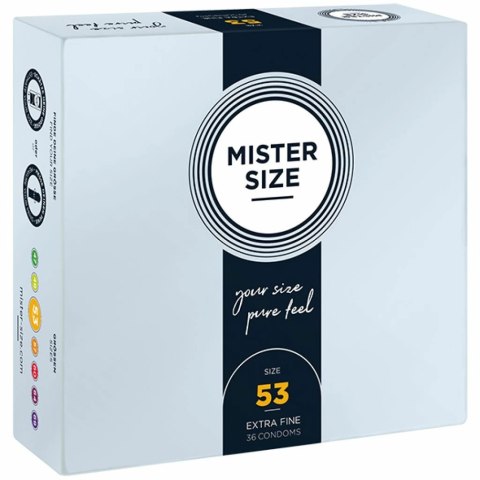 Mister Size Prezerwatywy - Mister Size 53 mm (36 szt)