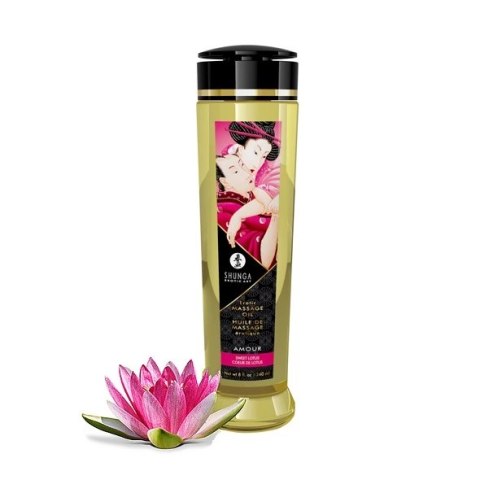 Shunga Olejek do masażu - Shunga Massage Oil Amour Sweet Lotus 240 ml