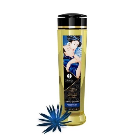 Shunga Olejek do masażu - Shunga Massage Oil Seduction Midnight Flower 240 ml