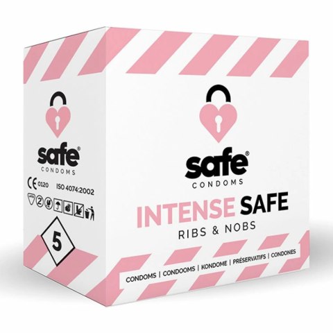 Safe Prezerwatywy stymulujące - Safe Intense Safe 5 szt