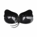 Biustonosz samonośny - Bye Bra Lace-It Bra Miseczka B Black