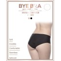 Niewidzialne majtki - Bye Bra Invisible Hipster (Nude & Black 2-Pack) S