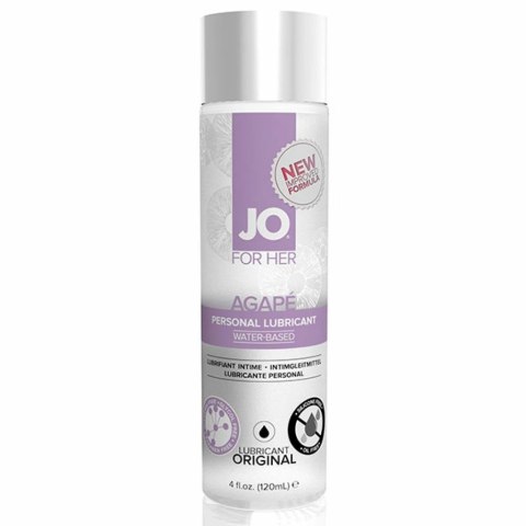 Lubrykant dla wrażliwej skóry - System JO For Her Agape Original 120 ml System Jo