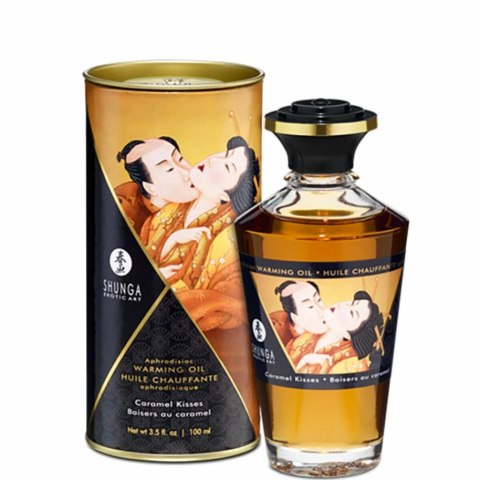 Shunga Rozgrzewający olejek do masażu - Shunga Aphrodisiac Warming Oil Caramel Kisses 100 ml