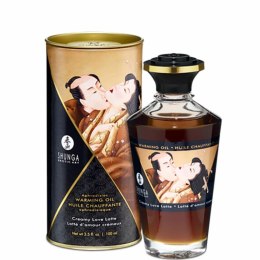 Rozgrzewający olejek do masażu - Shunga Aphrodisiac Warming Oil Creamy Latte 100 ml