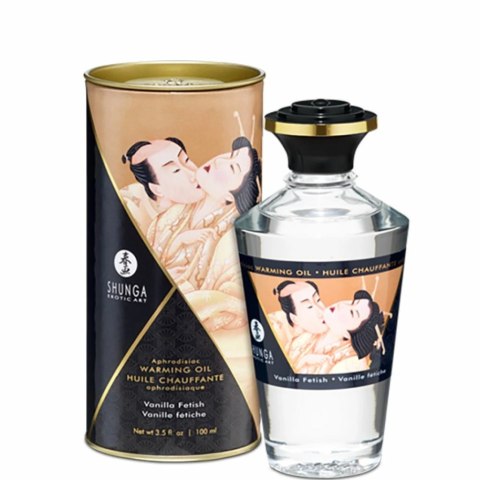 Rozgrzewający olejek do masażu - Shunga Aphrodisiac Warming Oil Vanilla Fetish 100 ml