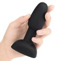 Zdalnie sterowany plug analny - B-Vibe Rimming Petite Black