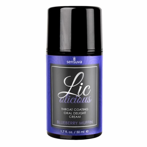 Sensuva Żel do seksu oralnego - Sensuva Lic-o-licious Blueberry Muffin 50 ml