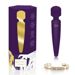 Masażer - RS Essentials Bella Mini Body Wand Deep Purple Rianne S