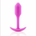 Plug analny - B-Vibe Snug Plug 1 Fuchsia