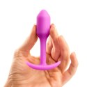 Plug analny - B-Vibe Snug Plug 1 Fuchsia