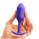 Plug analny - B-Vibe Snug Plug 2 Purple