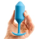 B-Vibe Plug analny - B-Vibe Snug Plug 3 Teal