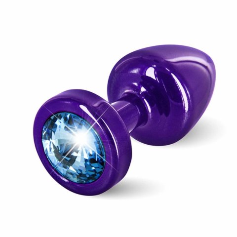 Plug analny - Diogol Anni Round Purple & Blue 25 mm Diogol