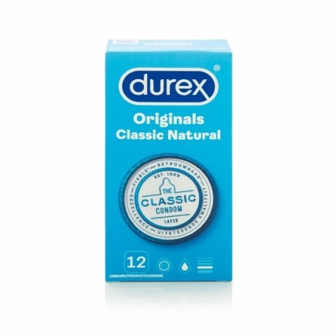 Durex Prezerwatywy - Durex Originals Classic Natural 12 szt