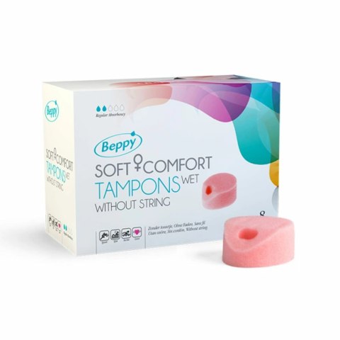 Tampony - Beppy Wet Tampons 8 szt Wilgotne