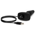 Zdalnie sterowany plug analny - B-Vibe Trio Plug Black