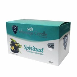 Świeca do masażu - Safe Massage Candle Spiritual Bamboo & Waterlily 100g