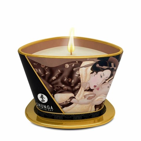 Świeca do masażu - Shunga Excitation Chocolate 170 ml Shunga