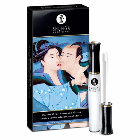 Shunga Żel do seksu oralnego - Shunga Divine Oral Pleasure Gloss Coconut Water 10 ml