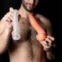 Dildo i nakładka - Perfect Fit Real Boy Kit Light Jasny