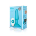 Zdalnie sterowany plug analny - B-Vibe Rimming Plug 2 Teal