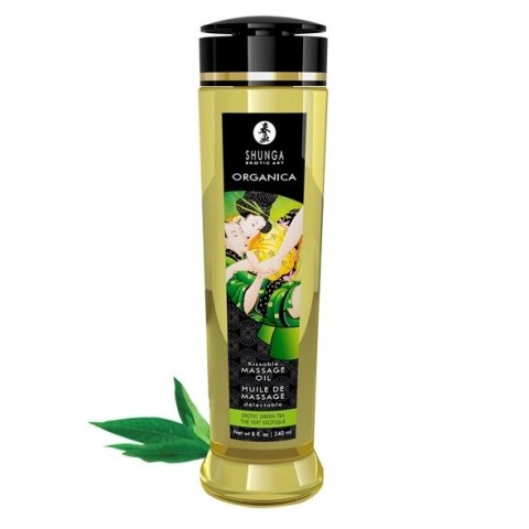 Shunga Olejek do masażu - Shunga Massage Oil Organica Exotic Green Tea 240 ml