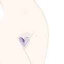 Ladyshape Szablon do golenia w serce - Ladyshape Bikini Shaping Tool Heart