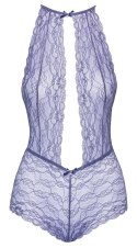 Kissable - Seksowne Body W Stylu Figi Z Delikatnej Koronki Fioletowe L/XL Kissable