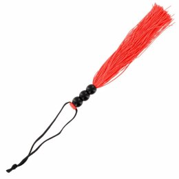 Mały, gumowy bicz - S&M Small Rubber Whip Red