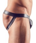 Svenjoyment Svenjoyment - Seksowne Męskie Majtki Jockstrap Z Elastycznych Pasków Czarne XL