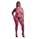 Bodystocking z dekoltem w szpic XL/XXXXL