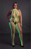 Ouch! by Shots Bodystocking z dekoltem w szpic XL/XXXXL Ouch! by shots