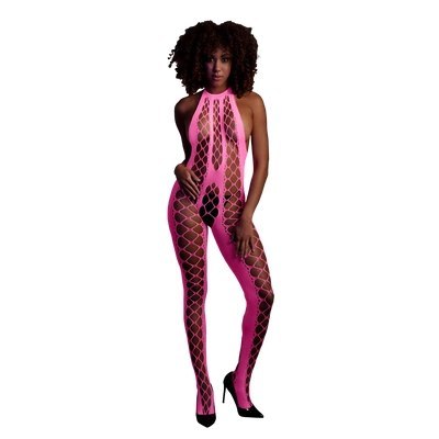 Ouch! by Shots Bodystocking z dekoltem w szpic XS/L Ouch! by shots