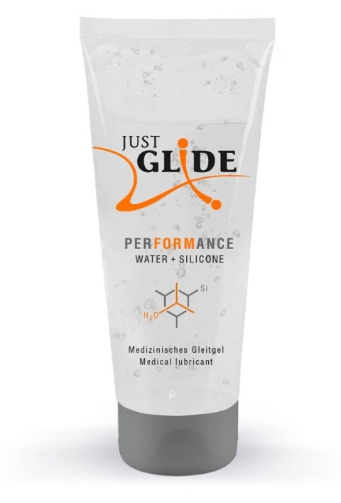 Just Glide Performance - Lubrykant Medyczny Na Bazie Wody I Silikonu 200 ml