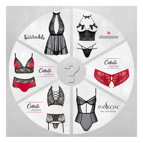 Cottelli LINGERIE - Bielizna Niespodzianka Daj Się Zaskoczyć XS