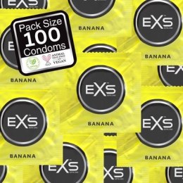 EXS Prezerwatywy Bananowe 100 szt EXS