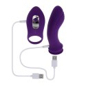 Playboy Pleasure - Wibrator 3w1 Dla Par Mix & Match Fioletowy