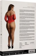 Le Désir by Shots Le desir - Body z rękawami 3/4 z otwartym kroczem Plus Size