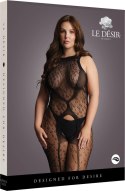 Le desir - Bodystocking Leopard z otwartym kroczem Plus Size Le Désir by Shots