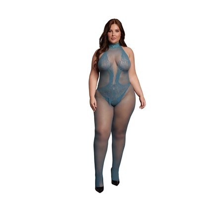 Le desir - Bodystocking z kabaretką Queen Size Le Désir by Shots