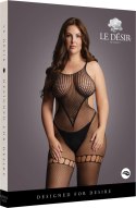 Le Désir by Shots Le desir - Bodystocking z otwartymi bokami i kroczem Plus Size