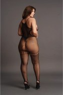 Le Désir by Shots Le desir - Bodystocking z otwartymi bokami i kroczem Plus Size