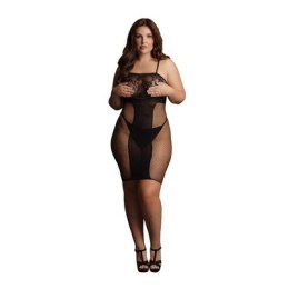 Le Désir by Shots Le desir - Sukienka z siateczki z pasem maskującym Plus Size