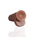 RealRock by Shots RealRock - Extra cienkie realistyczne dildo z jądrami 23 cm