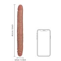 RealRock by Shots RealRock - Realistyczne dildo - dwustronne 35,6 cm