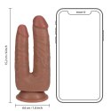 RealRock by Shots RealRock - Realistyczne podwójne dildo 15,2 cm