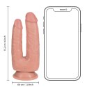 RealRock by Shots RealRock - Realistyczne podwójne dildo 15,2 cm