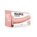 RealRock by Shots RealRock - Wibrator - dildo na regulowanym pasku 24,5 cm