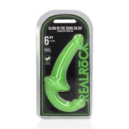 RealRock - Dildo StrapOn świecące w ciemności 13,5 cm